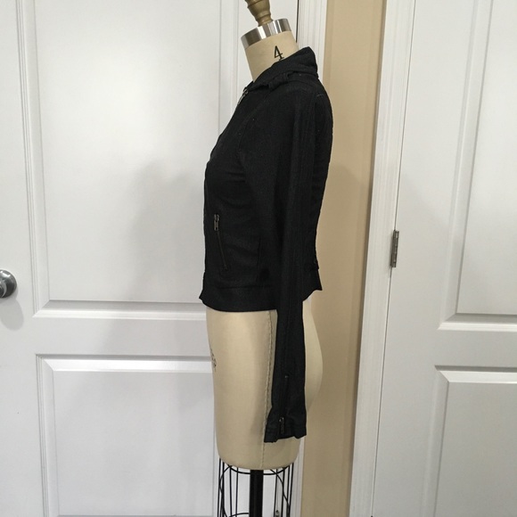 Forever21 Motorcycle Jacket Sweater - Picture 3 of 6